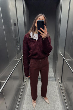 Z1975 STRAIGHT-LEG HIGH-WAIST JEANS