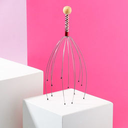 Массажер для головы мурашка Эй, принцесса, меньше стресса, МИКС - Art beauty фото 2