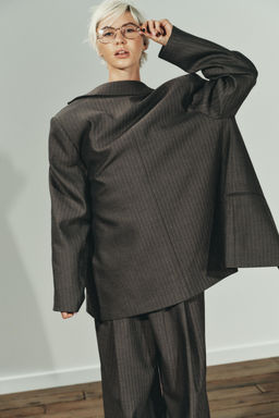 OVERSIZE MULTI-POSITION BUTTON BLAZER - Zara фото 2
