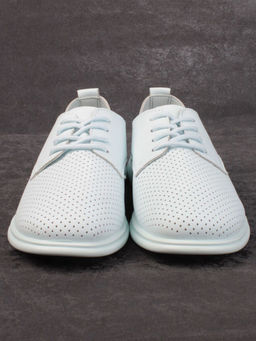 03-PDXL156-3 LT. BLUE Полуботинки женские (натуральная кожа) - Фабричный китай фото 9