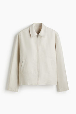 Cazadora en mezcla de lino Regular Fit - H&m фото 2