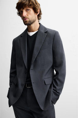 HOUNDSTOOTH SUIT BLAZER - Zara фото 23