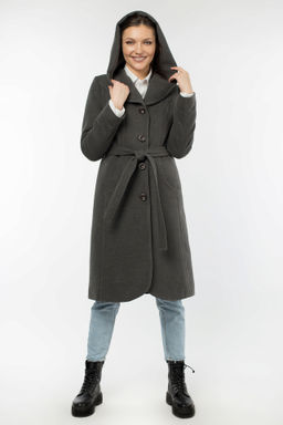Пальто утепленное (пояс)