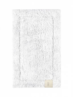 Коврик для ванной 50x80 белый вискоза, хлопок