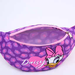 Сумка на пояс детская Дейзи, сиренево-розовая, 25×6×13