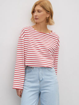 ЕМКА / Лонгслив в полоску - Emka фото 3