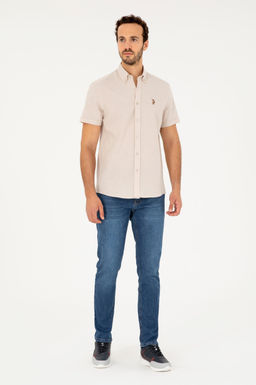 Мужская каменная рубашка с короткими рубашкой скидка в корзине - U.s. polo assn фото 4