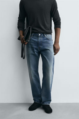 JEANS STRAIGHT FIT / Azul - Zara фото 2