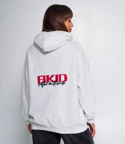 Худи #КТ1086 (1), светло-серый меланж - Dommod фото 3