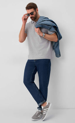 Поло муж. F511-07-815 grey - Fine joyce фото 4