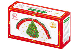 Салфетница 14,5*4,5*7,5 см Новогодняя елка красный узор NEW BONE CHINA - Elan gallery фото 22