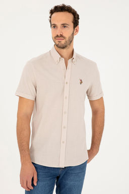 Мужская каменная рубашка с короткими рубашкой скидка в корзине - U.s. polo assn фото 3