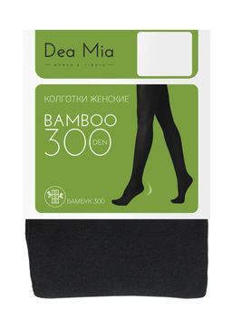 Колготки теплые DEA MIA BAMBOO 300 (бамбуковые) nero