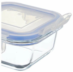 Контейнер из жаропрочного стекла с крышкой из пластика 0.8 л, CRISTALLINO арт.003126 /Mallony/  фото 6