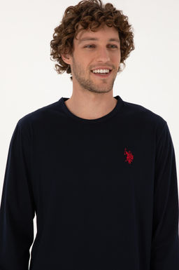 Erkek Lacivert Pijama Tak_m_ Sepette S_rpriz _ndirim - U.s. polo assn фото 2