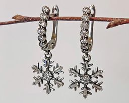 Серьги "Снежка"