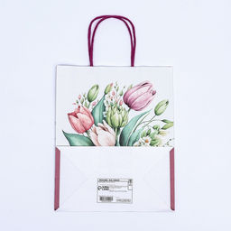 Цена за 2 шт. Пакет подарочный крафтовый Самой лучшей, 25?22?11 см