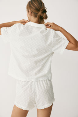 Pijama de algod?n con detalles bordados - H&m фото 6