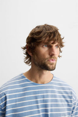 STRIPED JACQUARD T-SHIRT - Zara фото 5