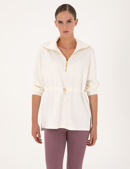Ekru Oversize Sweatshirt