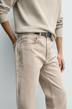 JEANS STRAIGHT ANKLE FIT ORIGINS / Gris claro