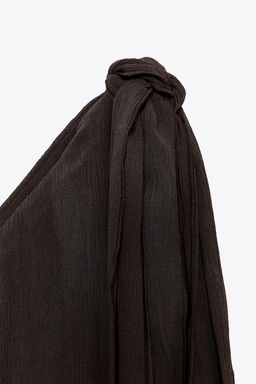 ASYMMETRIC TEXTURED TOP - Zara фото 6