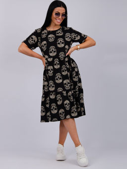 Платье "Касадея" черепа, трикотаж