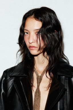 METAL TIE NECKLACE - Zara фото 2