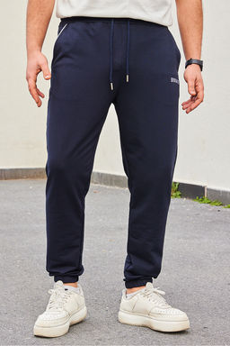 TRENDYOL MAN Lacivert Regular Fit Bask?l? Biyeli Lastik Paca Esofman Alt? TMNSS22EA0121 - Trendyolmilla фото 17