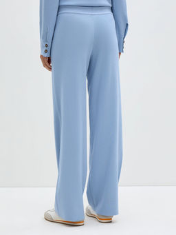 Conso/KSS 240710 - grey-blue Комплект кардиган и брюки  фото 5