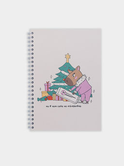 Блокнот новогодняя капибара