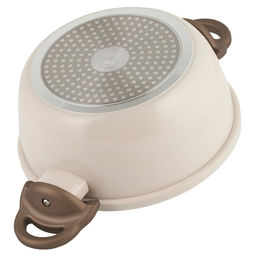51107 GIPFEL Кастрюля STADELLA BEIGE 20х9.5см/3л со стеклянной крышкой, ручками c покрытием Soft-touch, c двуслойным антипригарным покрытием и индукционным дном. Материал: алюминий. Толщина: 2.3/5.5мм  фото 6