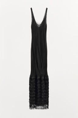 STRAPPY DRESS WITH FRINGING - Zara фото 2