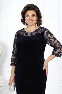 Платье Ninele 7431-Р темно-синий - Mira fashion фото 520