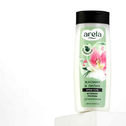 Цена за 2 шт. Крем-гель для душа ARELA, 250 мл, аромат лилии и жасмина