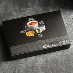 Подарочный набор Only for man: крем-мед с апельсином и хлопком, орехи в шоколадной глазури 70 г, чай чёрный, ложка - Фабрика счастья фото 13