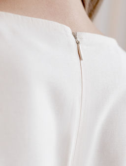 Платье Vilatte из лиоцелла кокосово-молочное фото 2