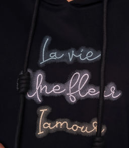 Худи #КТ3628 (1), чёрный - Dommod фото 5