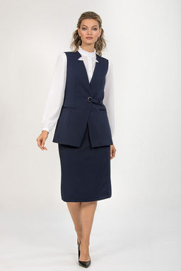 Жилет с ассиметричным оформлением борта - Priz фото 2