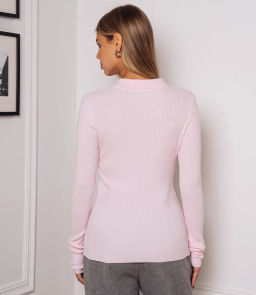 Джемпер #КТ3127, розовый