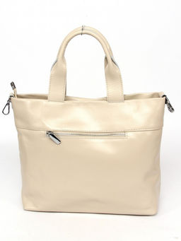 Сумка женская натуральная кожа RM-SH-8203, 1отд+карм/перег, плечевой ремень, бежевый SALE 261760 - Adelia фото 2