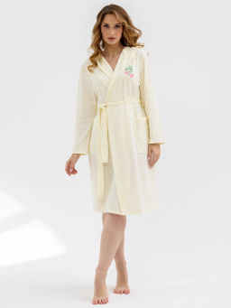 Халат 80% хлопок  Вишенка - Оптима фото 4