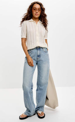 Джинсы F612-0153 l.blue