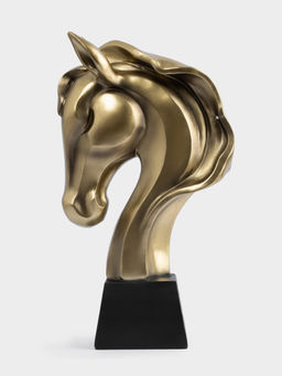 Статуэтка, 35 см, полирезин, бронзовая, Голова коня, Horse - Anna lafarg фото 6