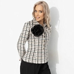 Брошь из органзы, Полуночная роза - Charutti фото 10