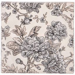 САЛФЕТКИ БУМАЖНЫЕ LEFARD ROYAL GARDEN 33*33СМ, 3СЛОЯ, 20ШТ  фото 2