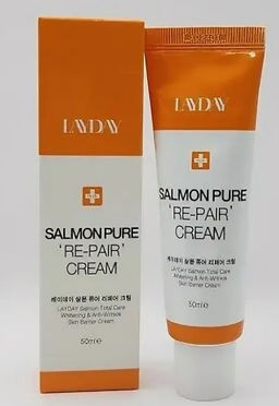 Salmon Pure Repair Cream - Крем против морщин отбеливающий, 50 мл