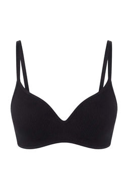 Siyah-Ten 2li Micro Kapl? T-Shirt Bra Orme Sutyen THMSS26SU00005