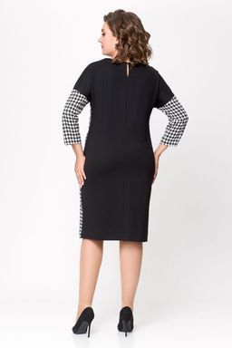 Блуза Swallow 803.2 черный+серебряный узор фото 999