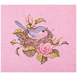 ПОЛОТЕНЦЕ МАХРОВОЕ ,40*70 СМ., МАЛИНОВКА, РОЗОВЫЙ, 100 - Lefard фото 3